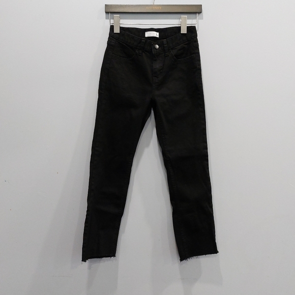 Oak and Fort Black Cropped Jeans - Picture 1 of 6